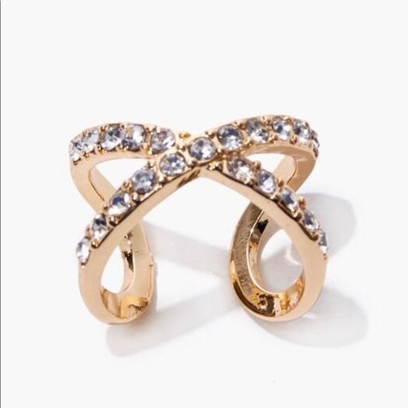 Cutout Rhinestone Ring - Picture 3 of 6